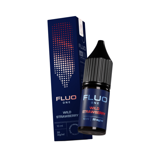 SALT TPD FLUO ONE 20MG 10ML - WILD STRAWBERRY ICE -zdjęcie numer 1