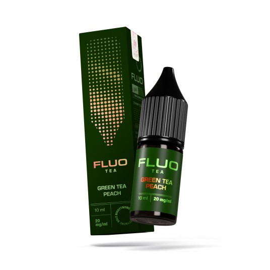 SALT TPD FLUO TEA 20MG 10ML - GREEN TEA PEACH