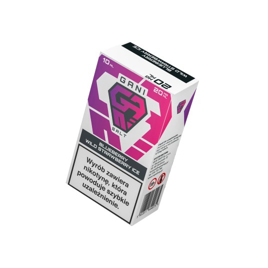 SALT TPD GANI 20MG 10ML - BLUEBERRY WILD STRAWBERRY