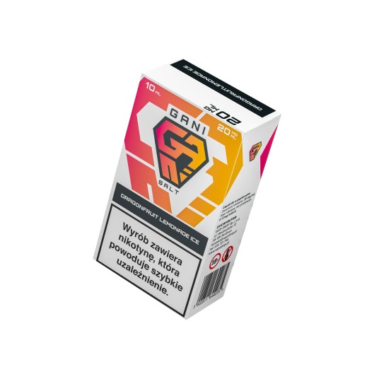 SALT TPD GANI 20MG 10ML - DRAGONFRUIT LEMONADE ICE