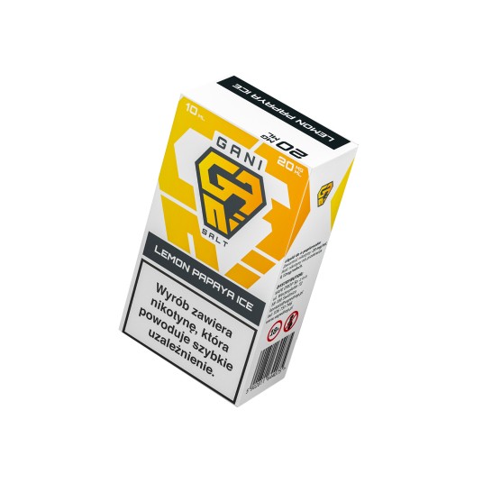 SALT TPD GANI 20MG 10ML - LEMON PAPAYA ICE