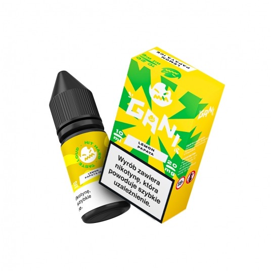 SALT TPD GANI 20MG 10ML - LEMON PAPAYA ICE -zdjęcie numer 1