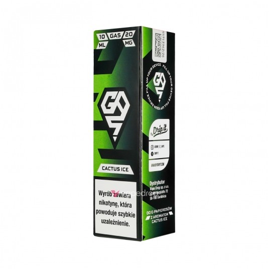 SALT TPD GAS 20MG 10ML - CACTUS ICE -zdjęcie numer 1