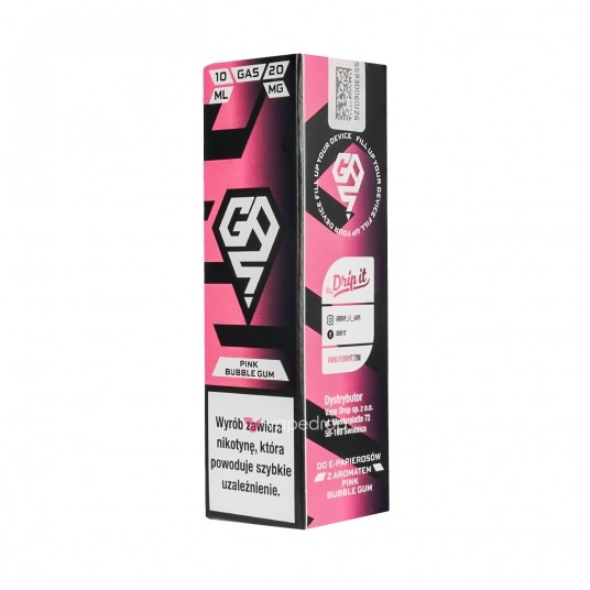 SALT TPD GAS 20MG 10ML - PINK BUBBLE GUM -zdjęcie numer 1