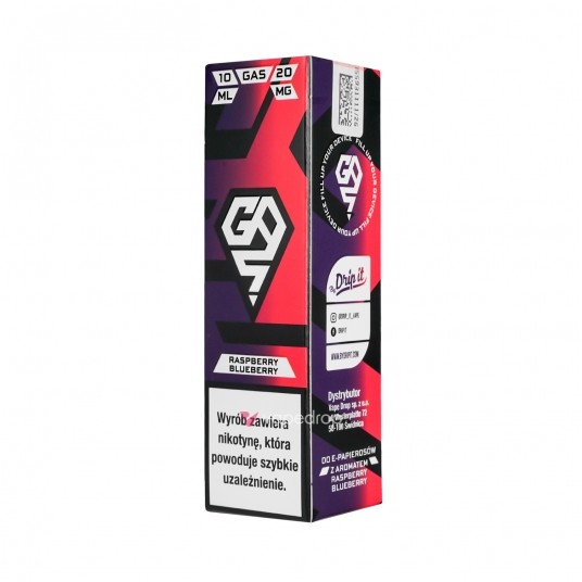 SALT TPD GAS 20MG 10ML - RASPBERRY BLUEBERRY -zdjęcie numer 1