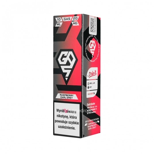 SALT TPD GAS 20MG 10ML - RASPBERRY EARL GREY -zdjęcie numer 1