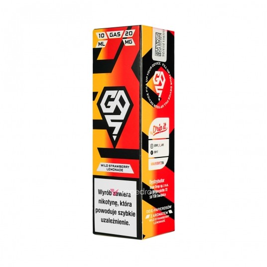 SALT TPD GAS 20MG 10ML - WILD STRAWBERRY LEMONADE -zdjęcie numer 1