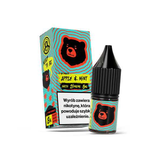 SALT TPD GO BEARS 20MG 8ML - APPLE & MINT -zdjęcie numer 1