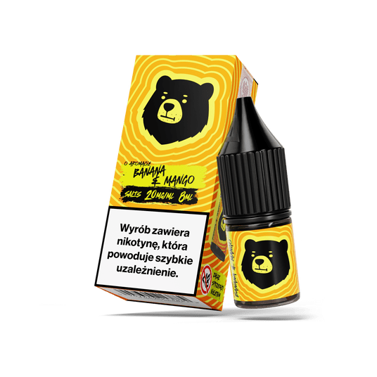 SALT TPD GO BEARS 20MG 8ML - BANANA & MANGO -zdjęcie numer 1