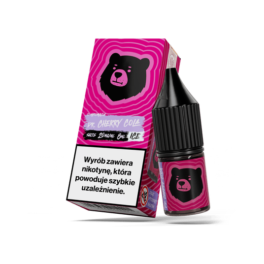 SALT TPD GO BEARS 20MG 8ML - DR. CHERRY COLA ICE -zdjęcie numer 1