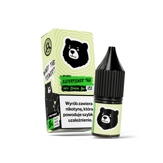 SALT TPD GO BEARS 20MG 8ML - ELDERFLOWER TEA ICE -zdjęcie numer 1