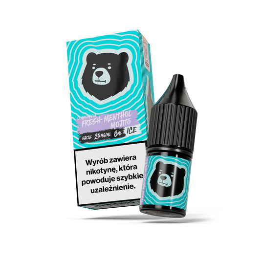 SALT TPD GO BEARS 20MG 8ML - FRESH MENTHOL MOJITO ICE -zdjęcie numer 1