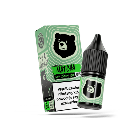 SALT TPD GO BEARS 20MG 8ML - MATCHA ICE -zdjęcie numer 1
