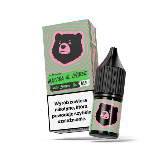 SALT TPD GO BEARS 20MG 8ML - MATCHA & LYCHEE ICE -zdjęcie numer 1