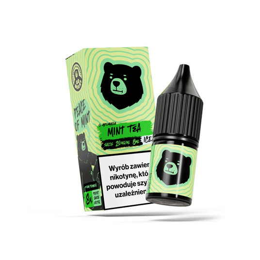 SALT TPD GO BEARS 20MG 8ML - MINT TEA ICE -zdjęcie numer 1