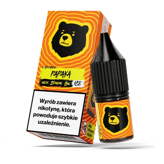 SALT TPD GO BEARS 20MG 8ML - PAPAYA ICE -zdjęcie numer 1