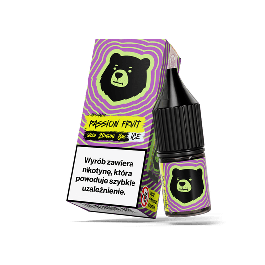 SALT TPD GO BEARS 20MG 8ML - PASSION FRUIT ICE -zdjęcie numer 1