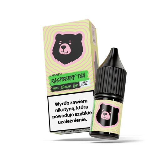 SALT TPD GO BEARS 20MG 8ML - RASPBERRY TEA ICE -zdjęcie numer 1