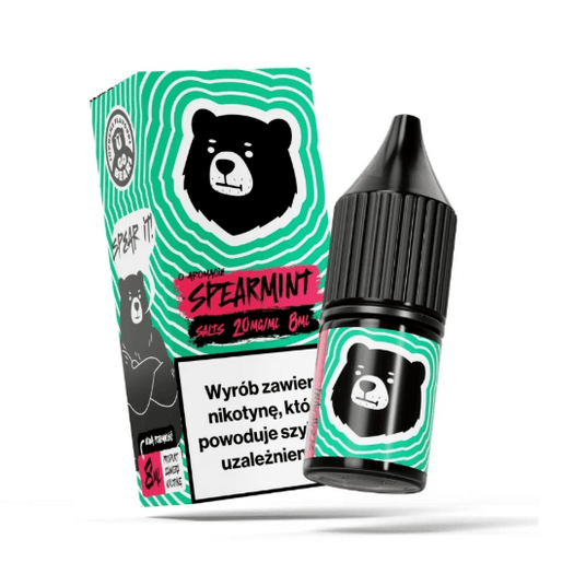 SALT TPD GO BEARS 20MG 8ML - SPEARMINT -zdjęcie numer 1