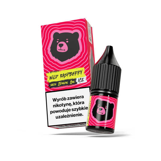 SALT TPD GO BEARS 20MG 8ML - WILD RASPBERRY ICE -zdjęcie numer 1
