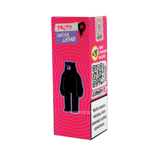 SALT TPD GO BEARS DROPS 20MG 10ML - OWOCE LEŚNE
