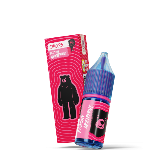 SALT TPD GO BEARS DROPS 20MG 10ML - RÓŻOWY GREJPFRUT