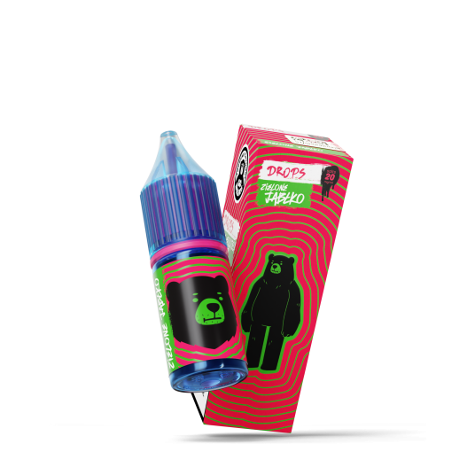 SALT TPD GO BEARS DROPS 20MG 10ML - ZIELONE JABŁKO