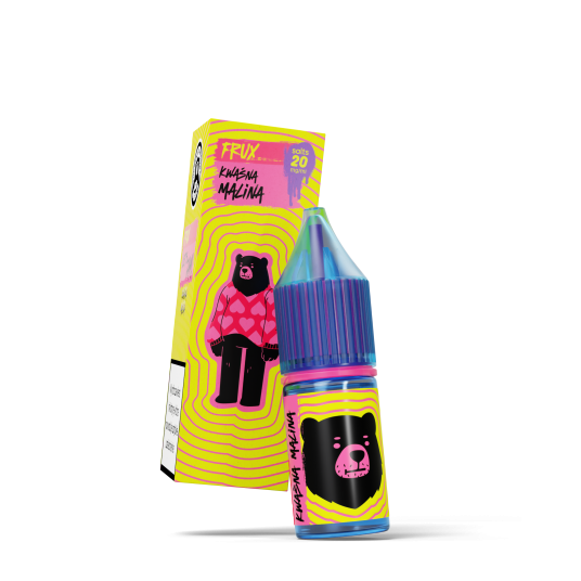 SALT TPD GO BEARS FRUX 20MG 10ML - KWAŚNA MALINA