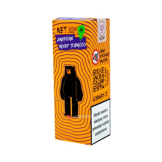 SALT TPD GO BEARS NET 20MG 10ML - AMERICAN MIXED TOBACCO