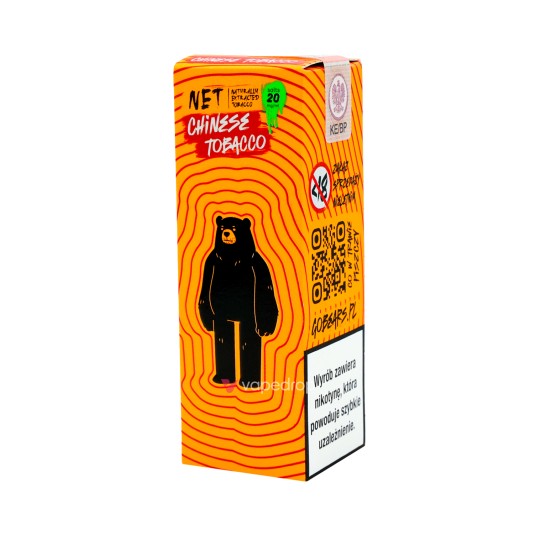 SALT TPD GO BEARS NET 20MG 10ML - CHINESE TOBACCO