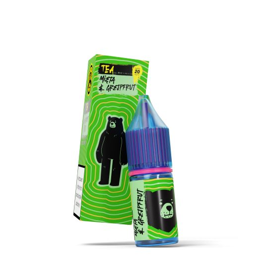 SALT TPD GO BEARS TEA 20MG 10ML - HERBATA MIĘTOWA Z GREJPFRUTEM