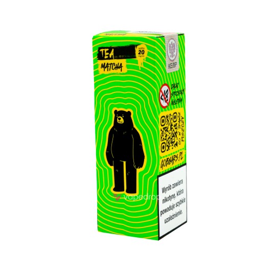 SALT TPD GO BEARS TEA 20MG 10ML - MATCHA
