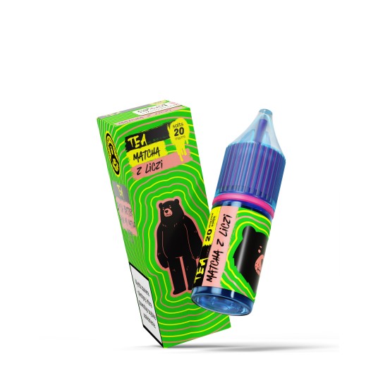 SALT TPD GO BEARS TEA 20MG 10ML - MATCHA Z LICZI
