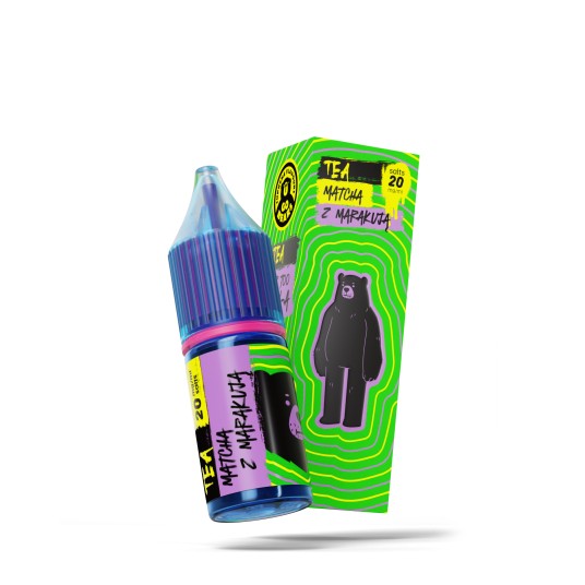 SALT TPD GO BEARS TEA 20MG 10ML - MATCHA Z MARAKUJĄ