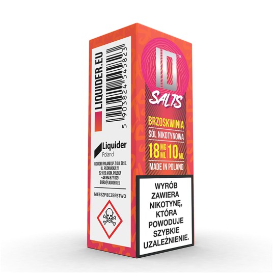 SALT TPD ID SALTS 18MG 10ML - BRZOSKWINIA