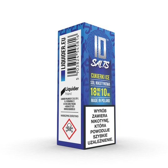 SALT TPD ID SALTS 18MG 10ML - CUKIERKI ICE