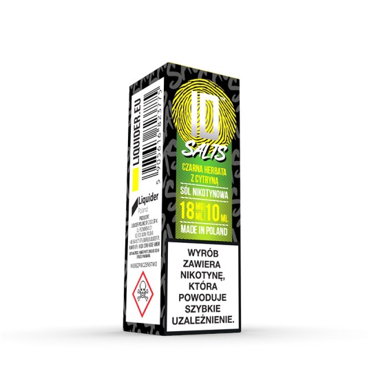 SALT TPD ID SALTS 18MG 10ML - CZARNA HERBATA Z CYTRYNĄ