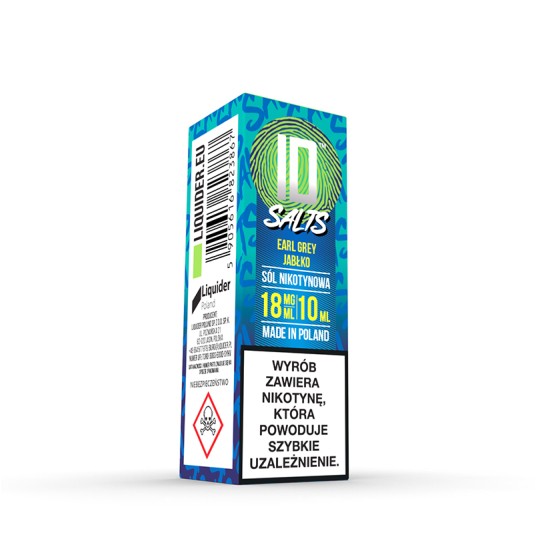 SALT TPD ID SALTS 18MG 10ML - EARL GREY JABŁKO