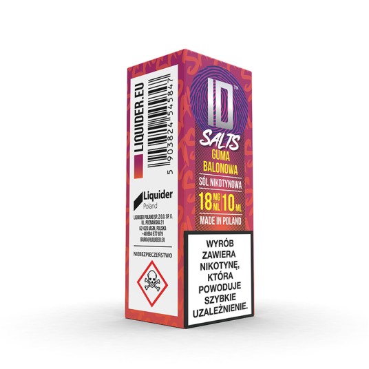 SALT TPD ID SALTS 18MG 10ML - GUMA BALONOWA