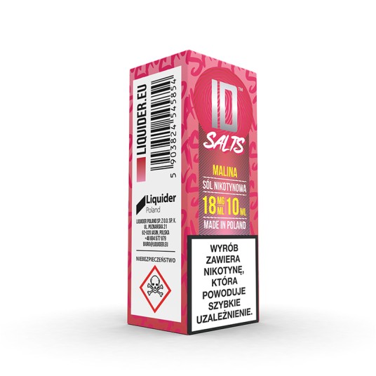 SALT TPD ID SALTS 18MG 10ML - MALINA
