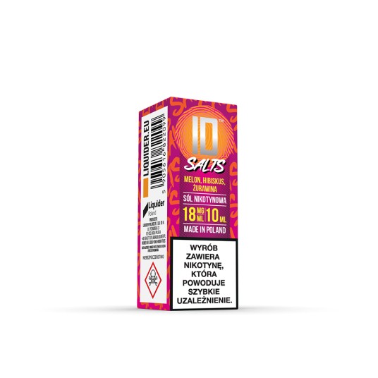 SALT TPD ID SALTS 18MG 10ML - MELON HIBISKUS ŻURAWINA