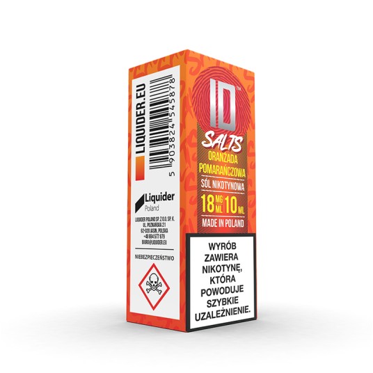 SALT TPD ID SALTS 18MG 10ML - ORANŻADA POMARAŃCZA