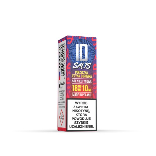 SALT TPD ID SALTS 18MG 10ML - PORZECZKA JEŻYNA BORÓWKA