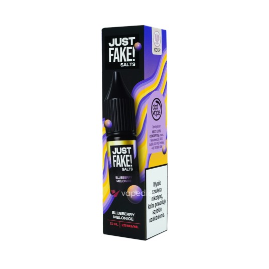 SALT TPD JUST FAKE SALTS 20MG 10ML - BLUEBERRY MELON ICE