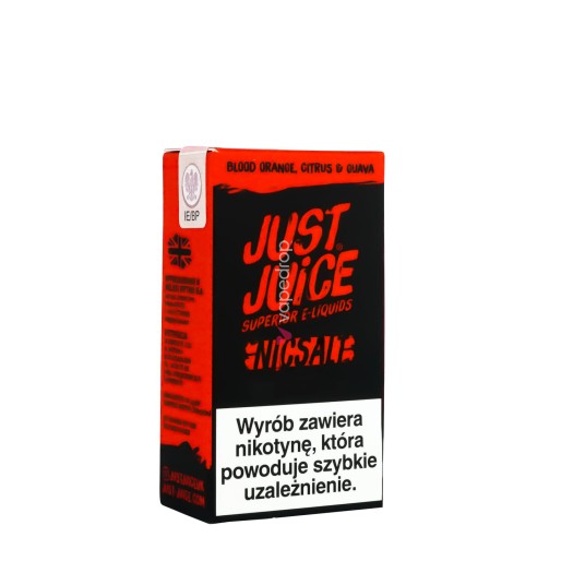 SALT TPD JUST JUICE 20MG 10ML - BLOOD ORANGE CITRUS GUAVA