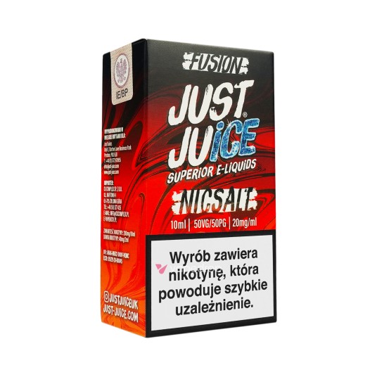 SALT TPD JUST JUICE ICE 20MG 10ML - MANGO & BLOOD ORANGE