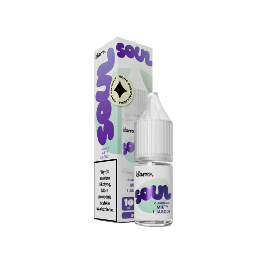 SALT TPD KLARRO SOUL 20MG 10ML - MIĘTA & JAGODA -zdjęcie numer 1