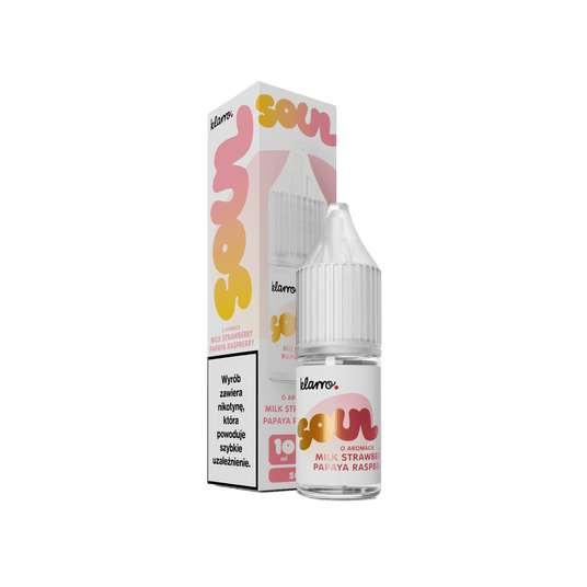SALT TPD KLARRO SOUL 20MG 10ML - MILK STRAWBERRY PAPAYA RASPBERRY -zdjęcie numer 1