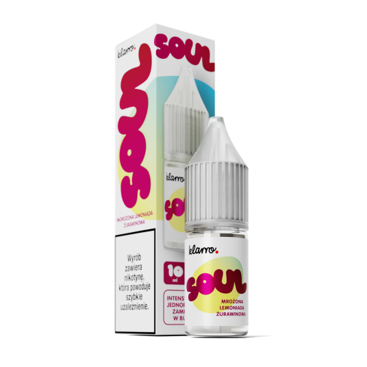 SALT TPD KLARRO SOUL 20MG 10ML - MROŻONA LEMONIADA ŻURAWINOWA