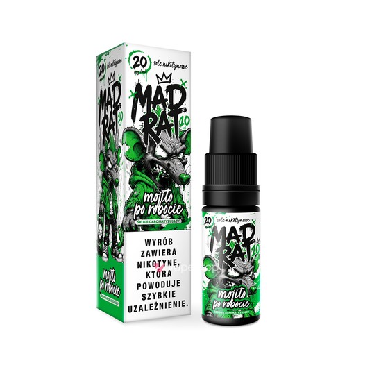 SALT TPD MADRAT 20MG 10ML - MOJITO PO ROBOCIE -zdjęcie numer 1